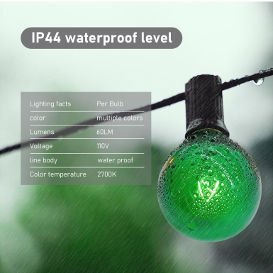 LED户外灯 - HCP098 G40多色高压灯串钨丝泡